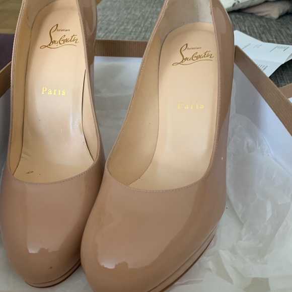 Louboutin Simple Pump 120 Patent Calf Nude 6248 - Picture 2 of 6